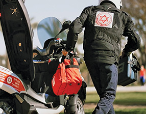 MDA Medicycles quickly respond to emergencies.