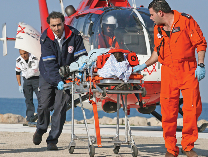 Image of MDA emergency rescue team