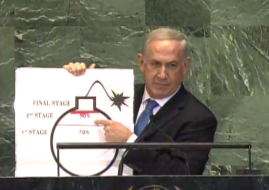 netanyahu un red line 2012