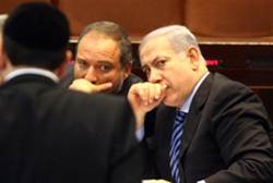 netanyahu leiberman