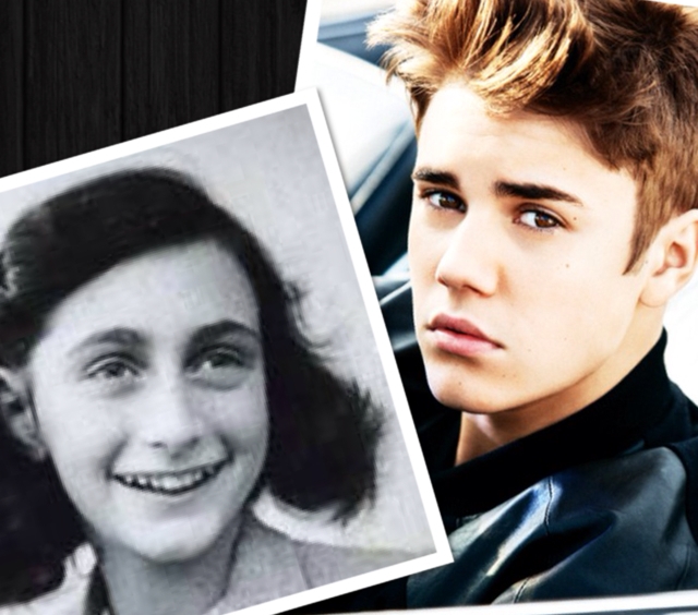 justin bieber anne frank house