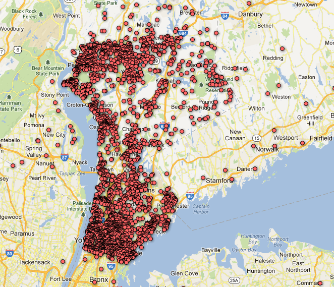 gun map ny paper