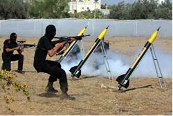 hamas rockets at israel