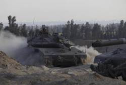 idf tanks syria hermon