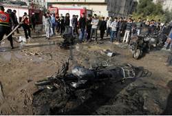 motorcycle terrorist air raid