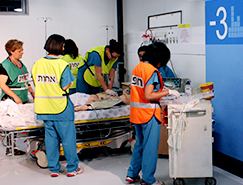 In 72 hours we can convert an underground parking facility     to a fully functional    hospital.    