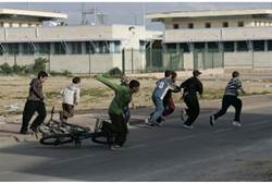 sderot kids run for shelter