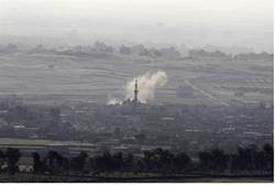 smoke in syria