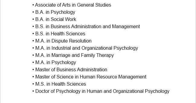 This scholarship can be applied to any of our degrees listed below.