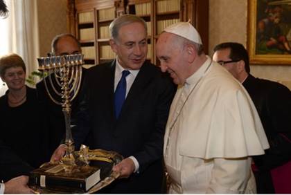 netanyahu and pope