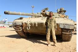 first bedouin tank commander in idf