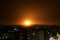 gaza airstrike after 60 missiles fall in israel