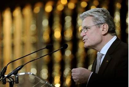 German President Joachim Gauck German President Joachim Gauck