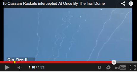 iron dome stops more than ten rockets at once