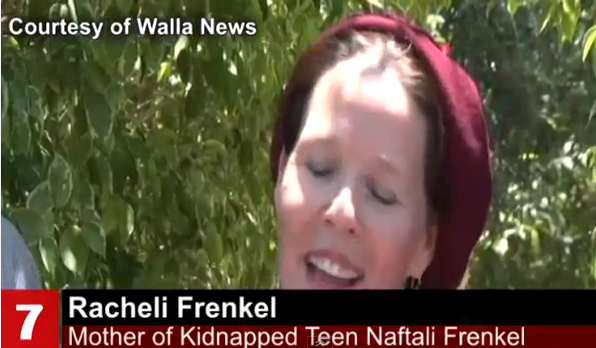 naftali frenkel mom speaks out aboutkidnapped yeshiva boys