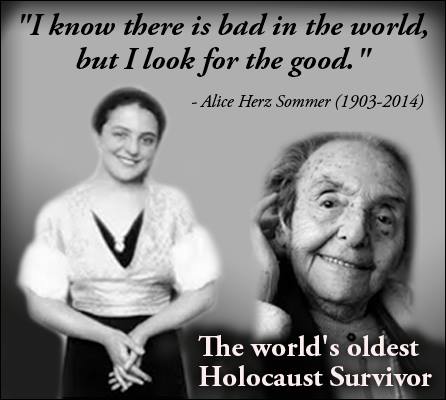 Alice Herz-Sommer The oldest Holocaust survivor