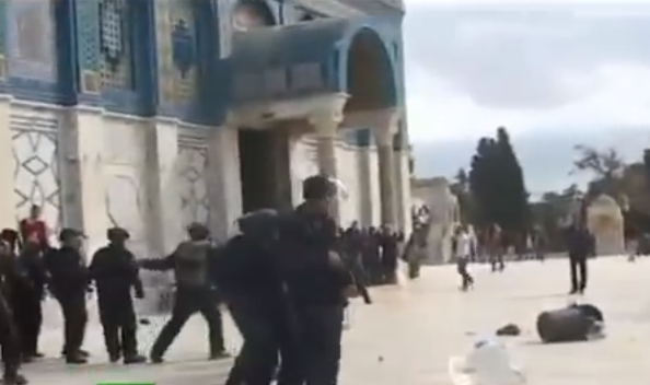police ambushed by muslim rioters